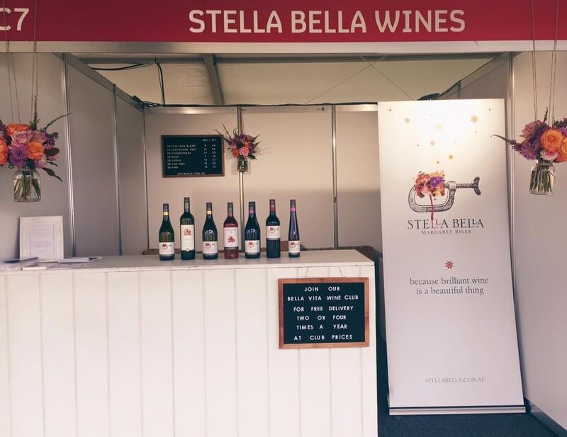 stella bella wines booth